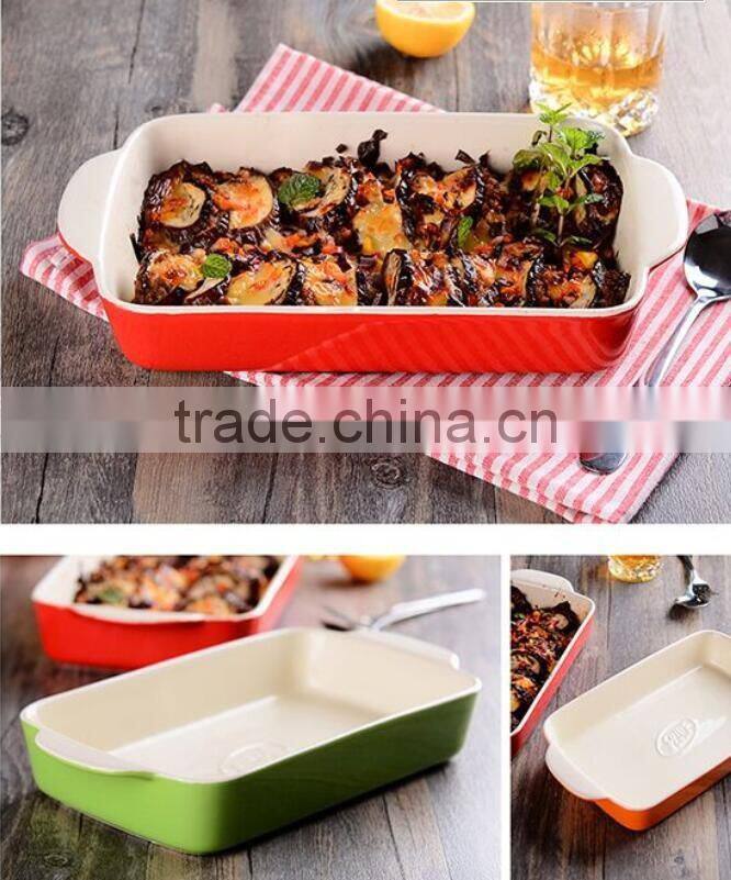 2016 hot sale ceramic bakeware,ceramic baking beansceramic baking tray