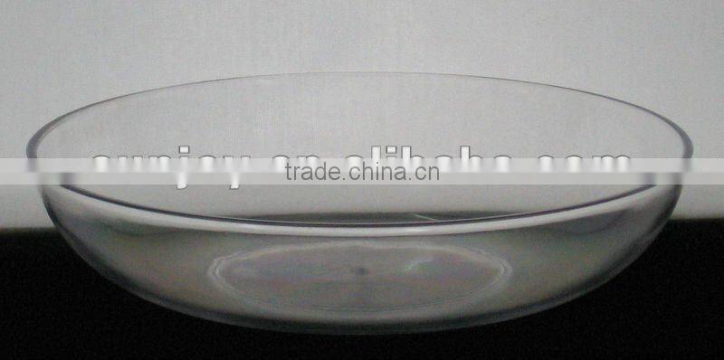 Round Clear Plastic Plate