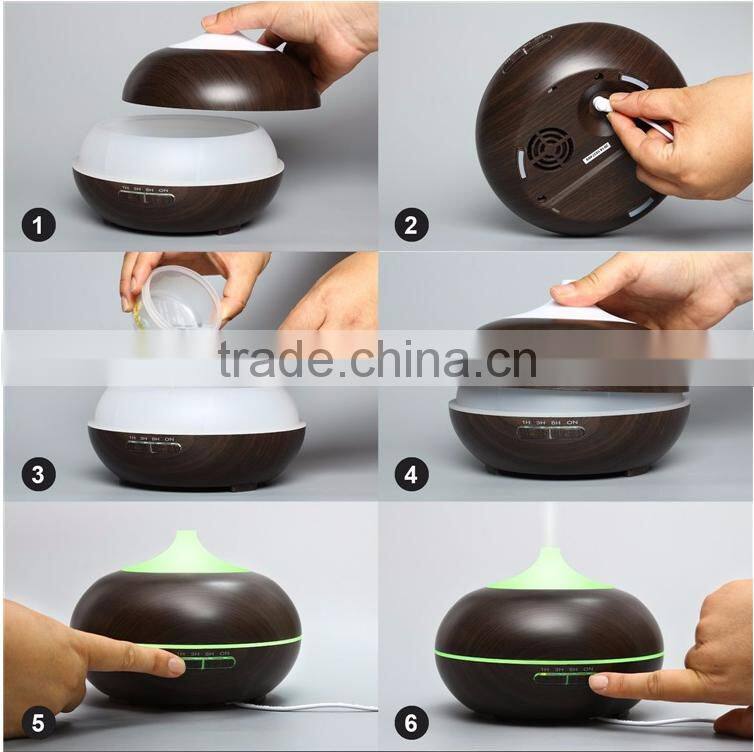 Humidifier Essential oil diffuser Diffuser Difusor de aroma Mist maker Nebulizer aroma diffuser air Humidifier 300ml