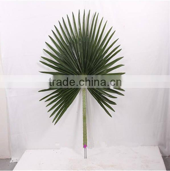 new products 2017 hot selling plastic artificial palm tree leaves