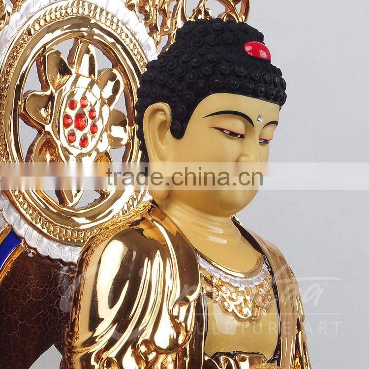 Indian style antique fengshui crafts fiberglass buddha sculpture indonesian statues