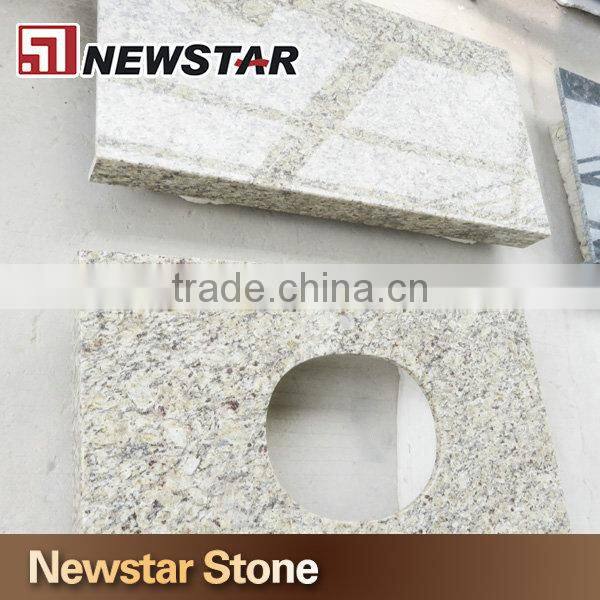 Newstar fabricated OG finish new giallo ornamental granite countertop