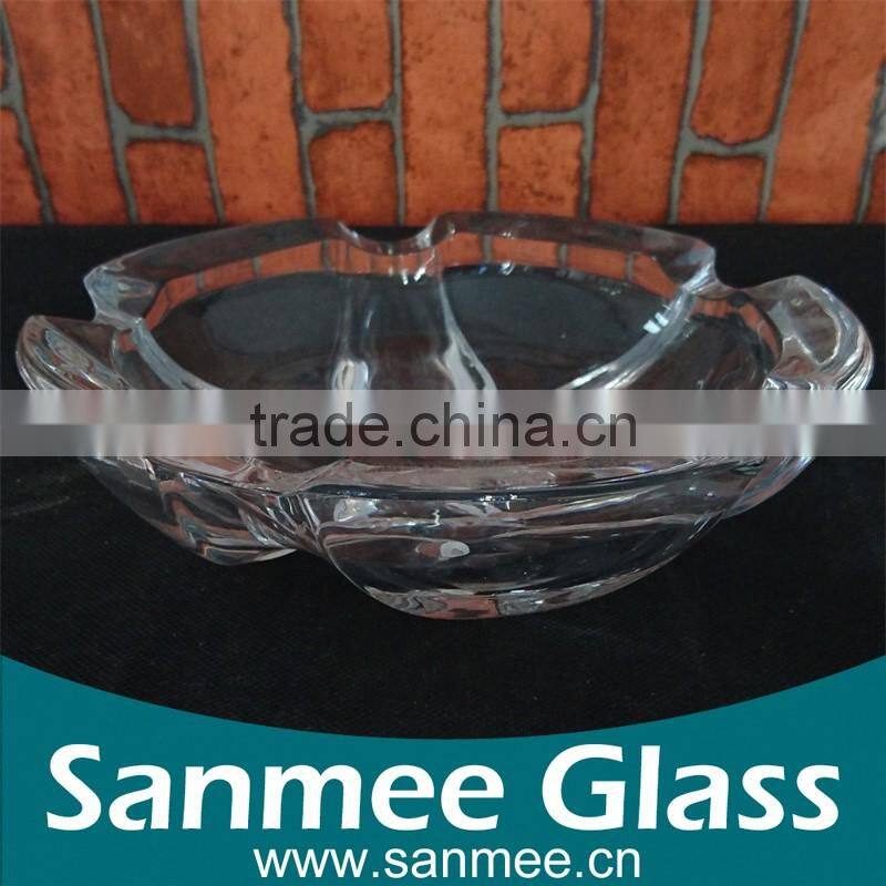 Elegant Flower Shaped Outdoor Crystal Cigar Ashtrays