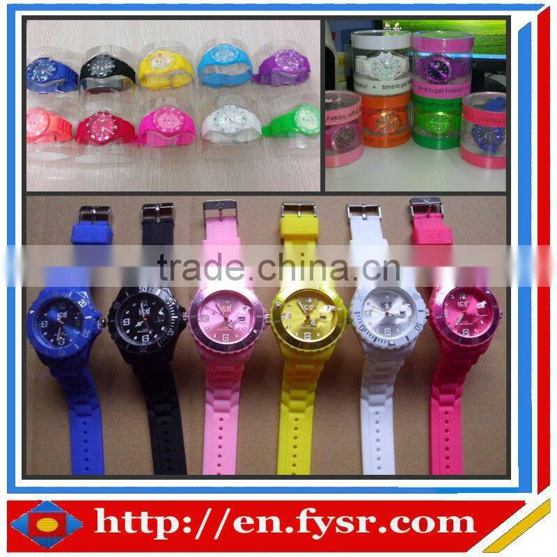 Silicone promotion watch with custom design