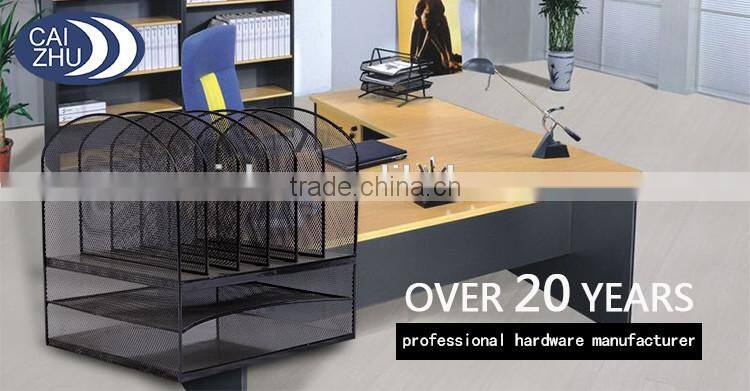 Metal office desk organizer document tray for wholesale