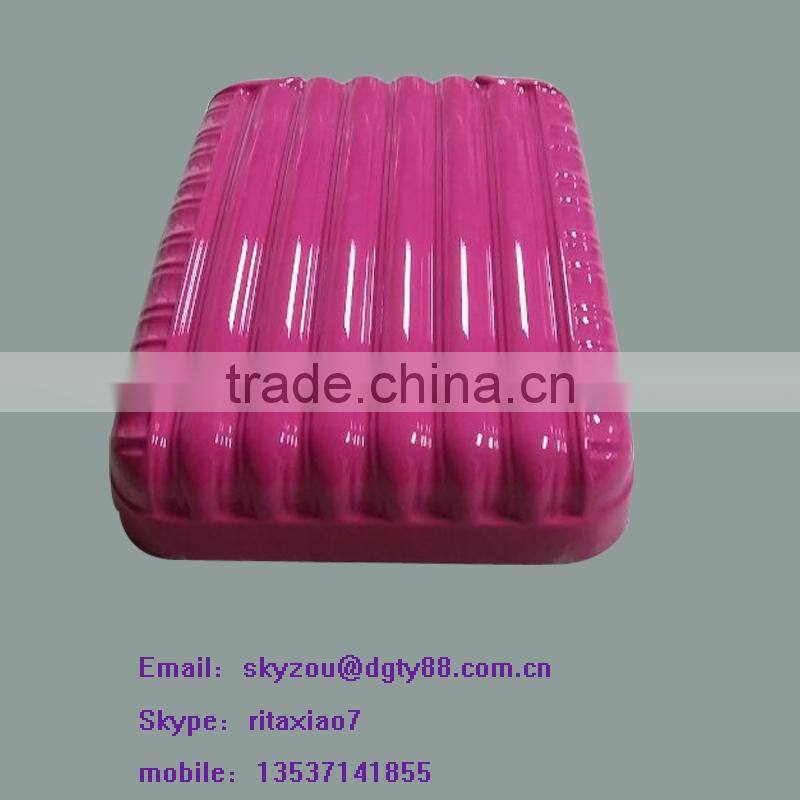 custom made thermoform ABS plastic vacuum forming luggage shell