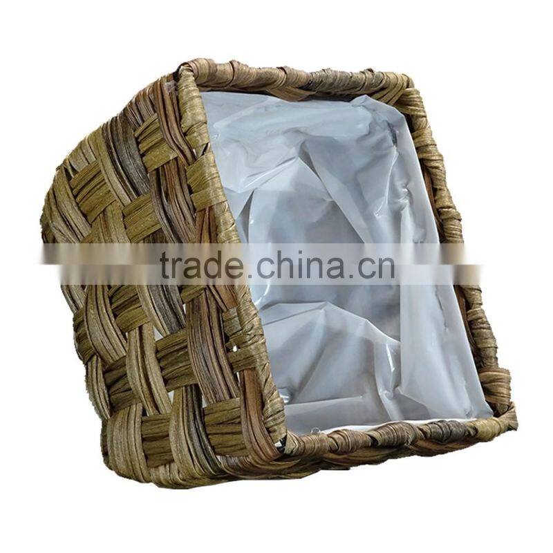 Handmade Rustic Rattan Flowerpots Gardent Planter