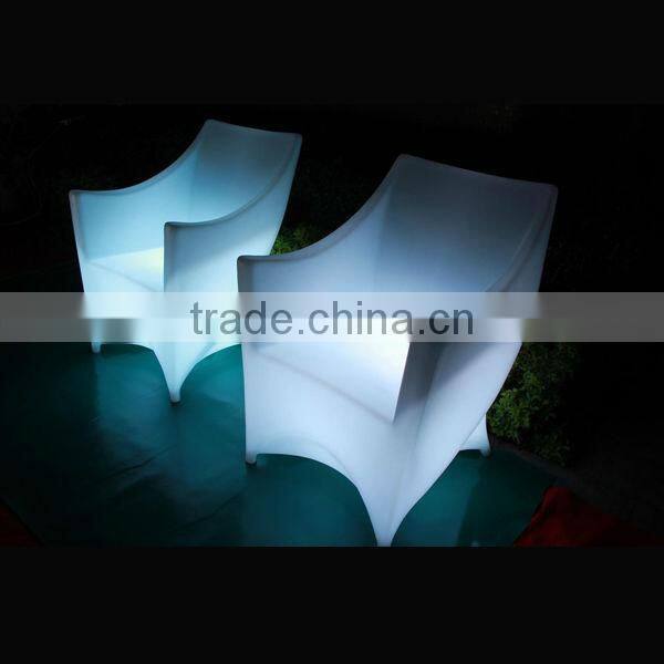 Hotsell in Europea LED merry sofa with colors changed home furniture led sofa