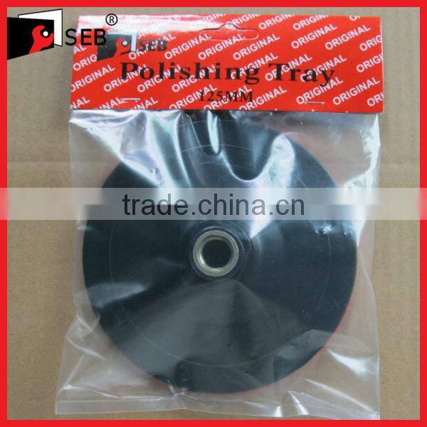 Platinum Grade hook and loop Rubber Backing Pad