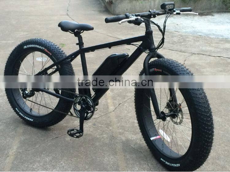 26 inch 350w electric fat tire snow bike