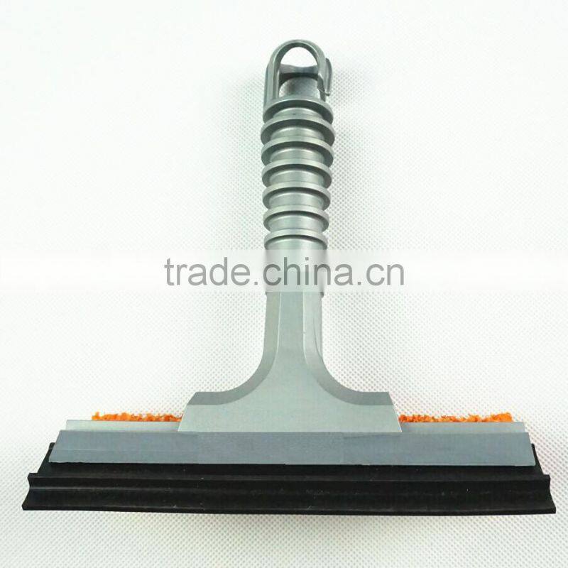 cellulose window cleaning squeegee with rubber wiper