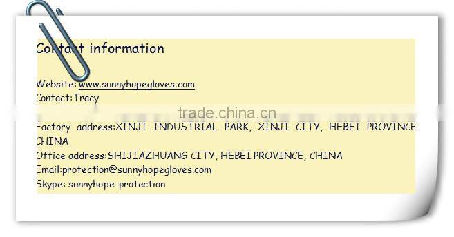 10 gauge T/C liner working latex gloves