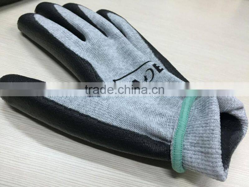 ESD gloves, 13 Gauge carbon yarn+Nylon yarn, touch gloves.