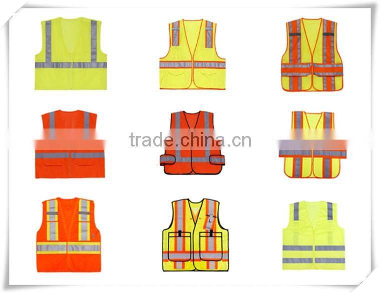 New fashion design colorful economical wholesale led safety reflective vest
