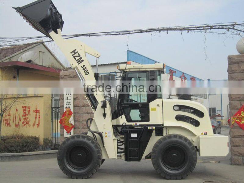 ZL28F 2.8ton farm tractors mini loader with 4in1,hay spears,stick rake