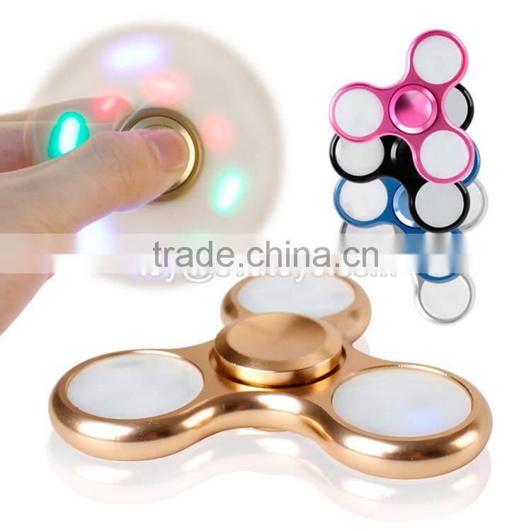Luxury anti-corossion aluminum alloy metal fidget spinner, fidget hand spinner toys W01A258