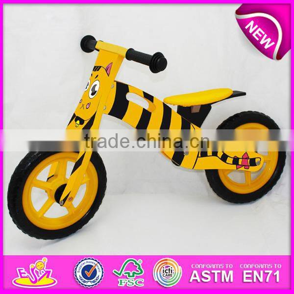 2015 hot sale high quality wooden bicycle,popular wooden balance bicycle,new fashion kids bicycle W16C095-6