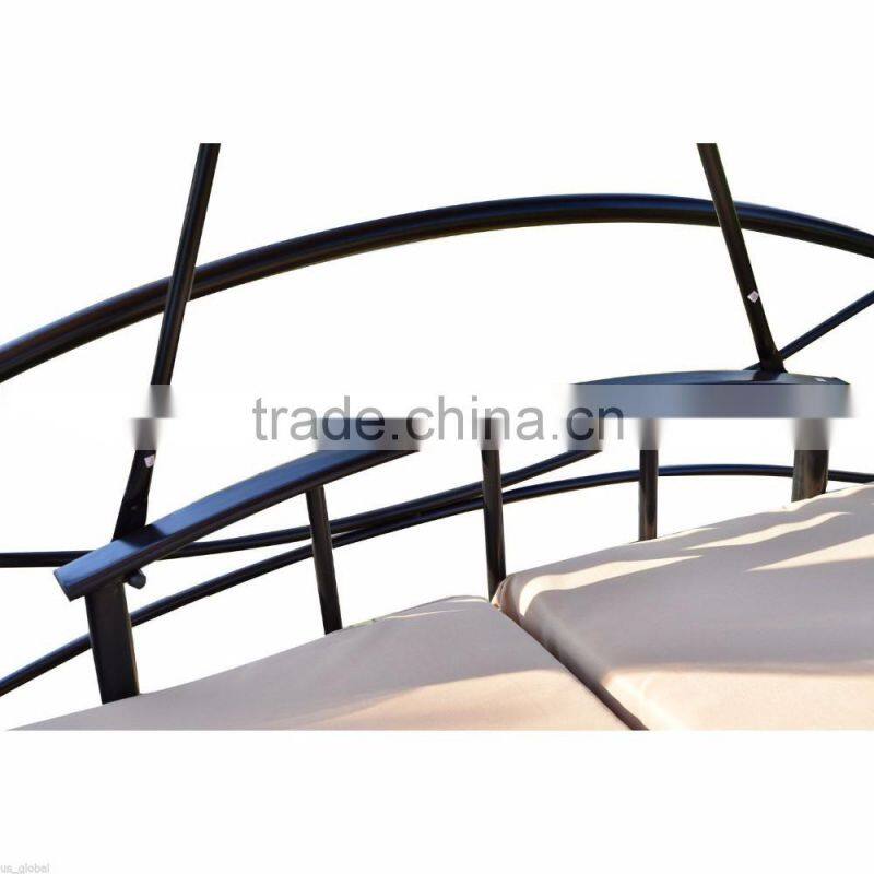 3 Seats Patio Hanging Chair With Gauze Pillow and Cushion for hot sale