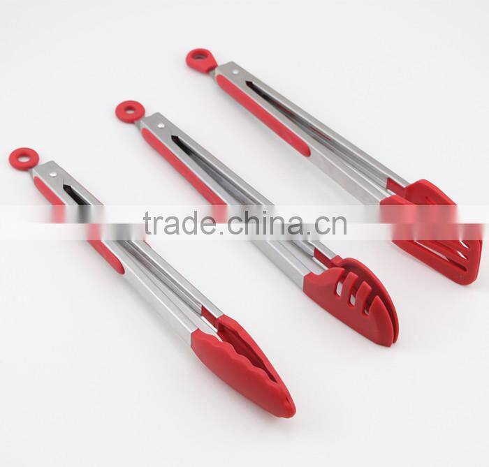Kitchen Food Cooking Tongs With Hanging Hook
