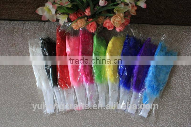 Feather wedding fan for performance