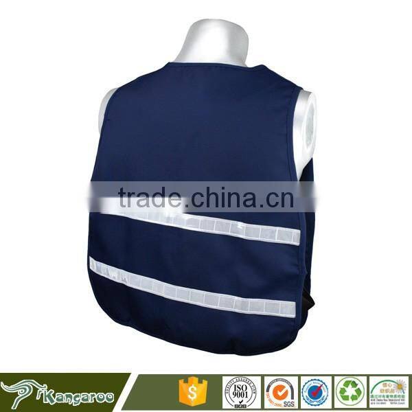 Polyester Fabric Cheap Blue 3M Reflective Vests