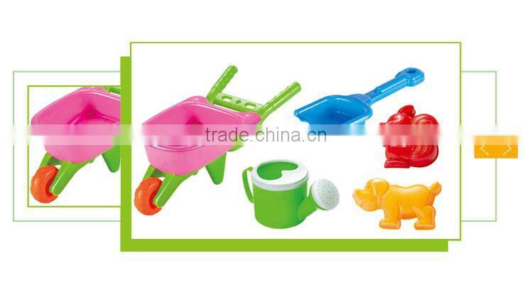 Wholesale plastic summer toy sand folding beach cart