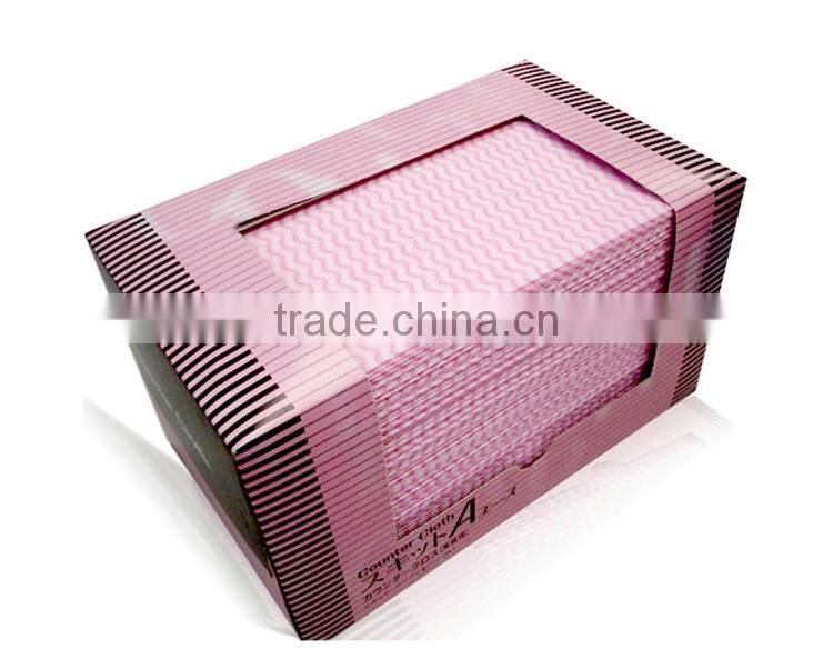 high quality kinds of viscose and polyester non woven clean cloth cheap cleaning wipes products for kitchen