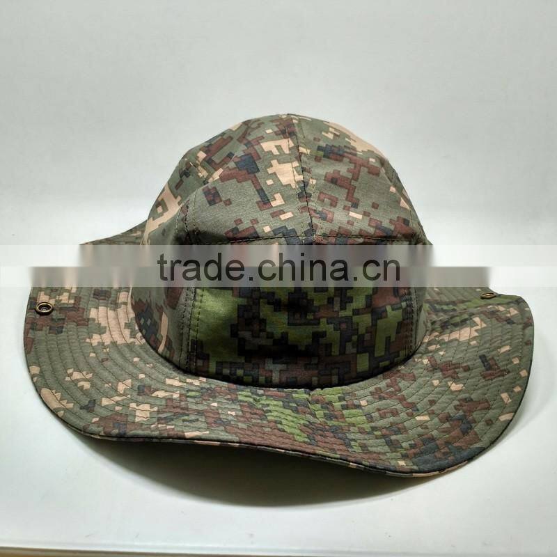 Camouflage Travel Bucket Cap Camo Hunting Hat