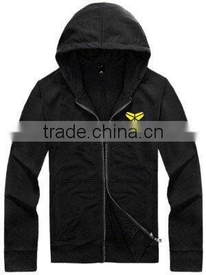 China manufacture custom printed hoodie men full zip