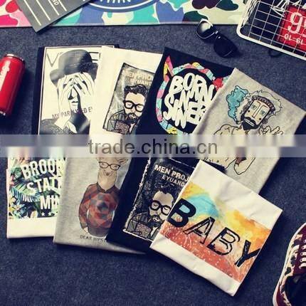 100% Cotton Custom Screen Printing T-Shirt digital printing men t-shirt