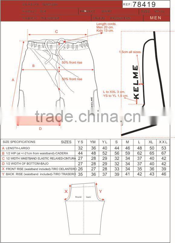 men's polyester simple cheap soccer shorts