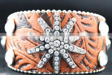 women's luxury leather bracelets 2016 sparkling heart soft leather bracelets high end leather bracelets