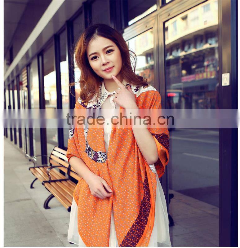 2016 Fashion Ladies Large Cotton Scarf Female Summer Beach Cover Ups Cashew Printed Twill Long Voile Scarf