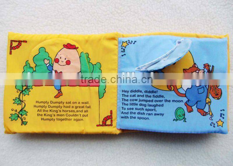 Hot baby and kids pillow story book in China