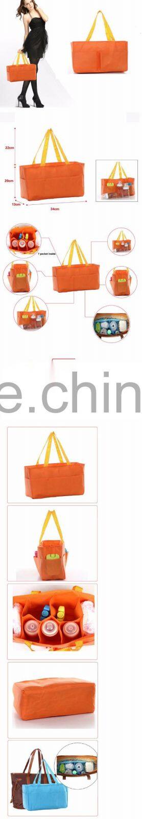 Organiser for Mommy Diaper Bag/non-woven tote mother bag/mommy diaper bag