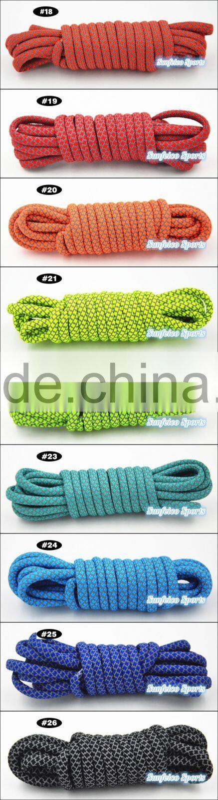 Professional Customized 6mm Reflective Rope Lace Manufacturer Shoelaces for Wholesale - Sneakers Laces In Stock Fast Deliver