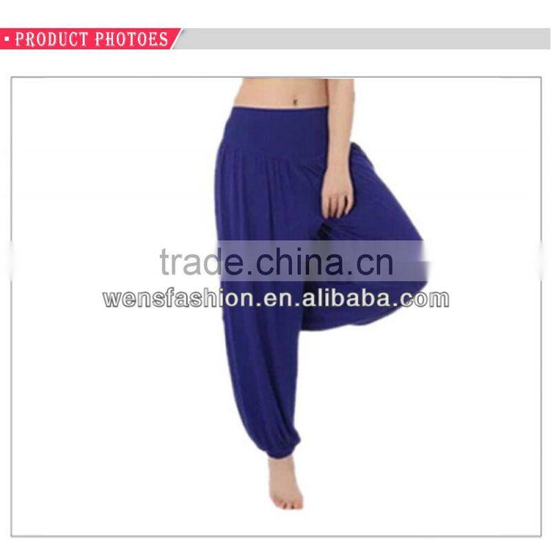2016 Custom Yoga Harem Pants Women Workout Loose Yoga Pants