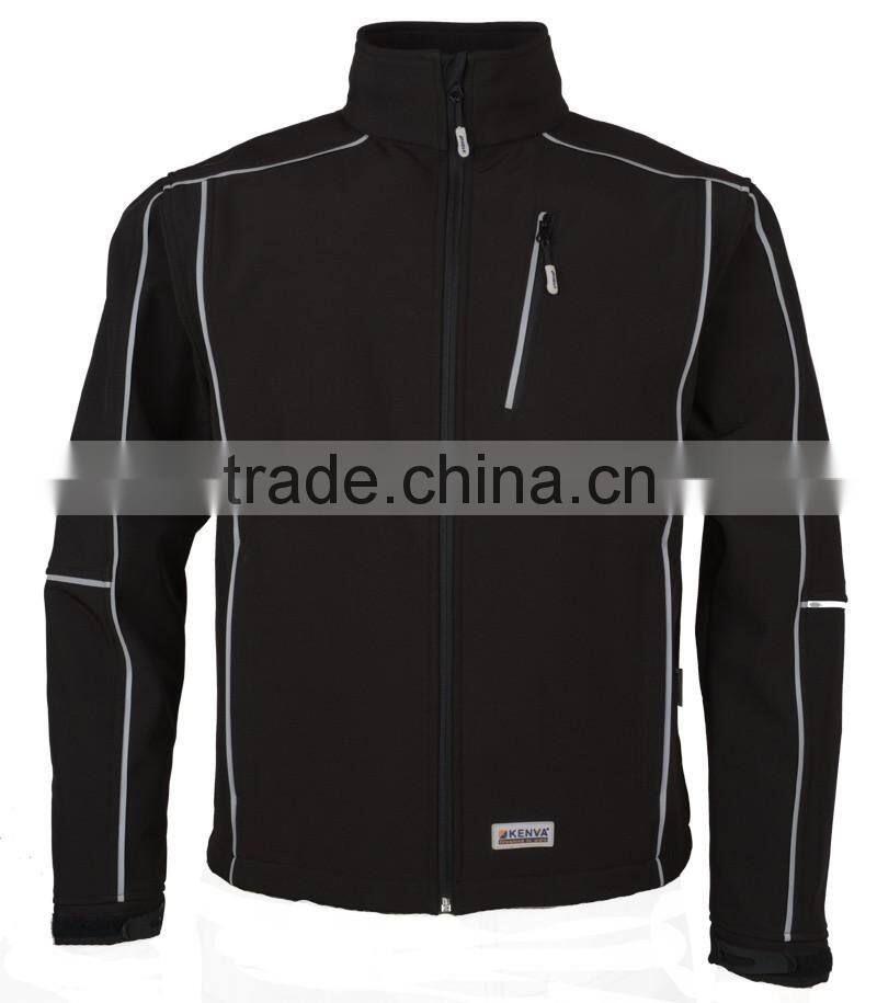 Wholesale mens fashion softshell jacket breathable softshell