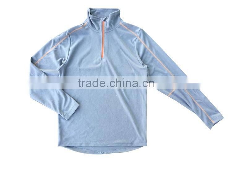 Soft zipper style men sport knitted sweater fleece jackets