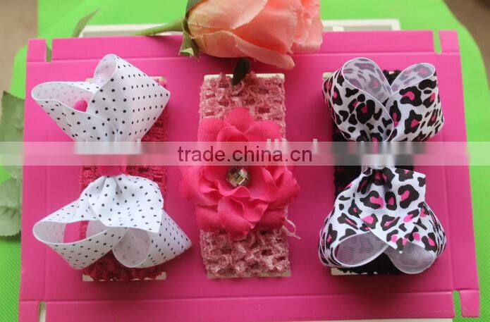 3pcs baby headband gift set, newborn baby 3pcs headband gift set