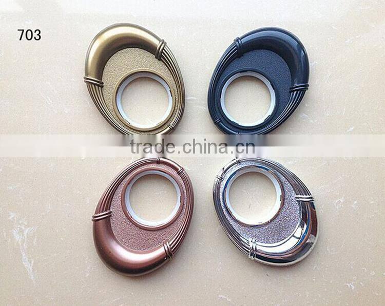 High Quality Oval Plastic Curtain Ring With Round Eyelets For Curtain