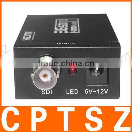 ZHQ-02 MINI 3G SDI to HDMI AV Sync Output HD Converter - Black