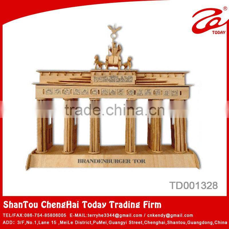 3D wooden puzzle statue of liberty souvenirs