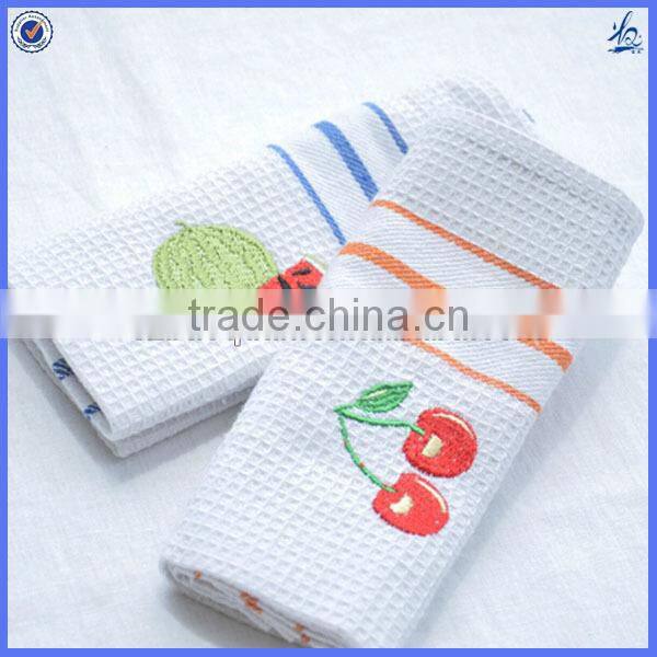 cheap wholesale cotton tea towel fabric/100% indian cotton tea towel