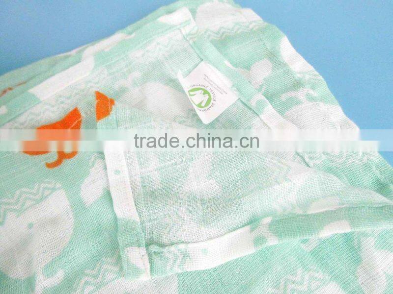 100% Bamboo muslin baby Swaddle Blankets