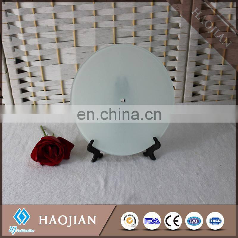 Sublimation blank tempered glass clock digital clock face square clock face