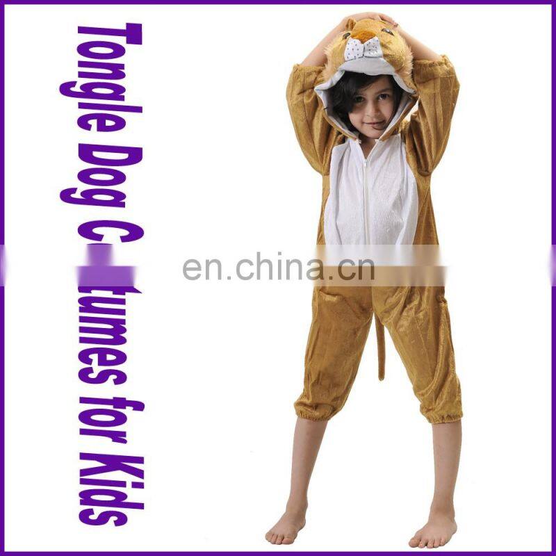 Realistic Animal Carnival Costume Bunny Dog Tiger Lion for Children