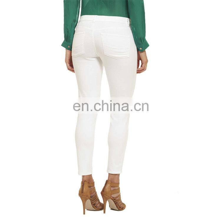 wholesale fashion white Casual pants hot sale office trousers for ladies
