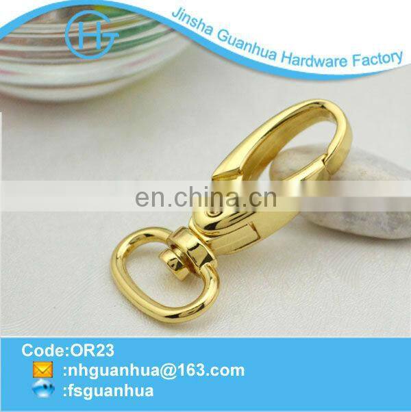 The Popular color gold dog swivel hooks for handbag decoration