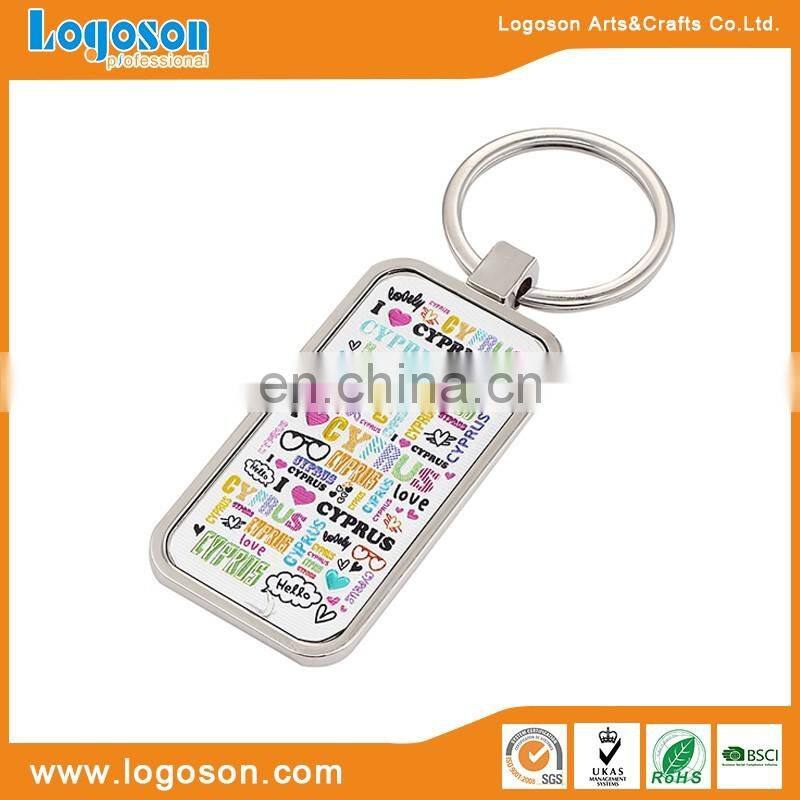 Metal Blank keyring Promotional Custom Blank key holder